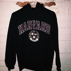 Harvard sweatshirt.